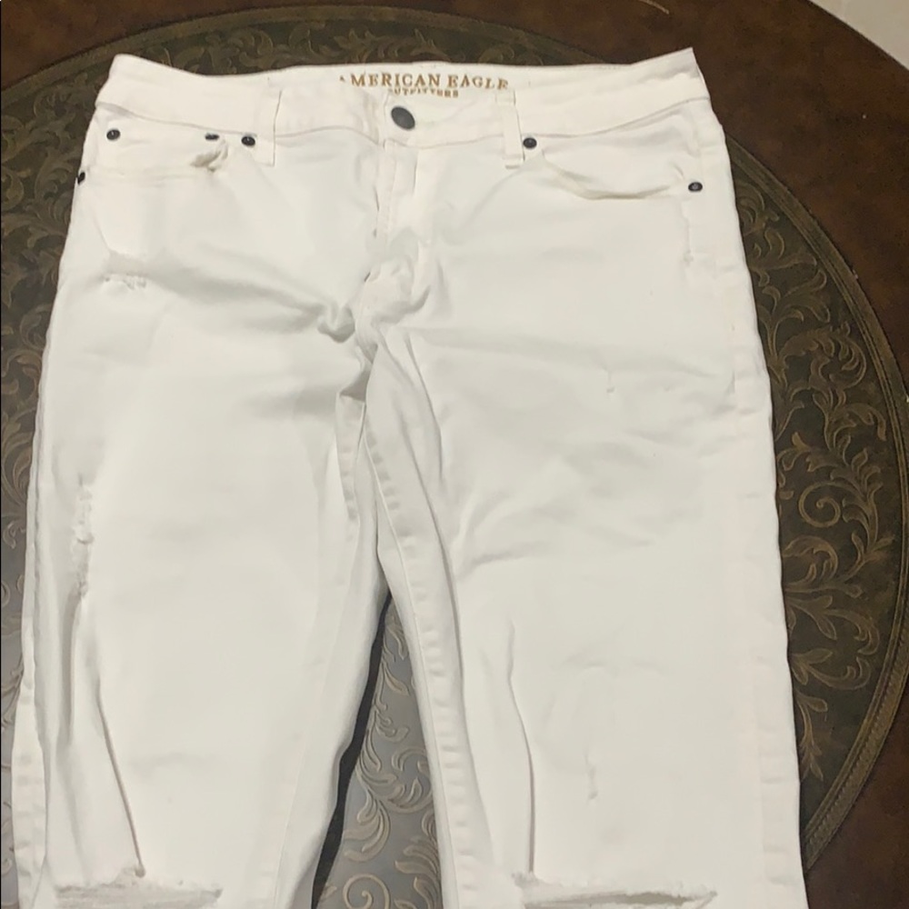 American eagle white jeans size 33w/32L